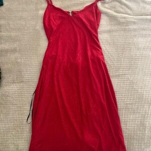 Elegant Red Women's Dress